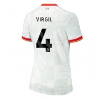 Fotbalové Dres Liverpool Virgil van Dijk #4 Dámské Alternativní 2024-25 Krátký Rukáv